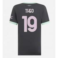 Fotbalové Dres AC Milan Theo Hernandez #19 Dámské Alternativní 2024-25 Krátký Rukáv